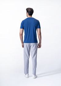 Men Slim Fit Tshirt Navy Blue - 4