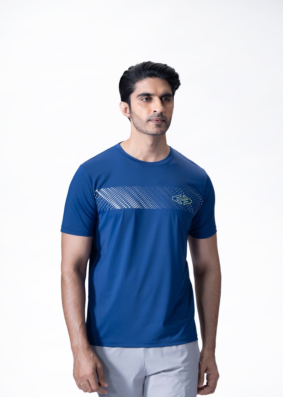Men Slim Fit Tshirt Navy Blue