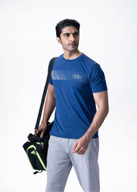Men Slim Fit Tshirt Navy Blue - 5