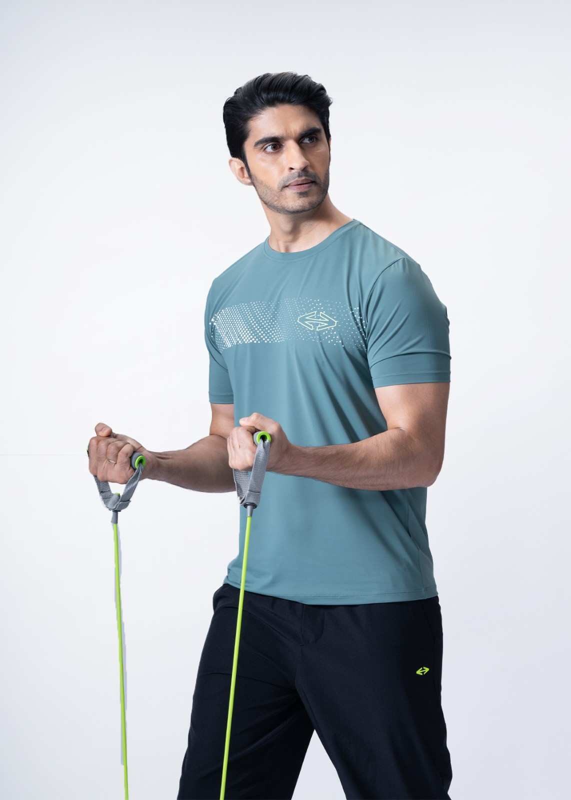 Men Athletic Active Joggers Black - 5
