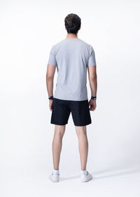 Men Slim Fit Tshirt Grey - 5