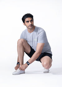 Men Slim Fit Tshirt Grey - 4