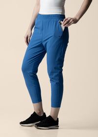 Everyday workout ankle length pants - Cobalt Blue - 4