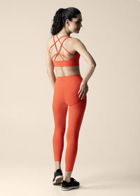 Sculting Silhouette StrchFlex Leggings - Orange - 6