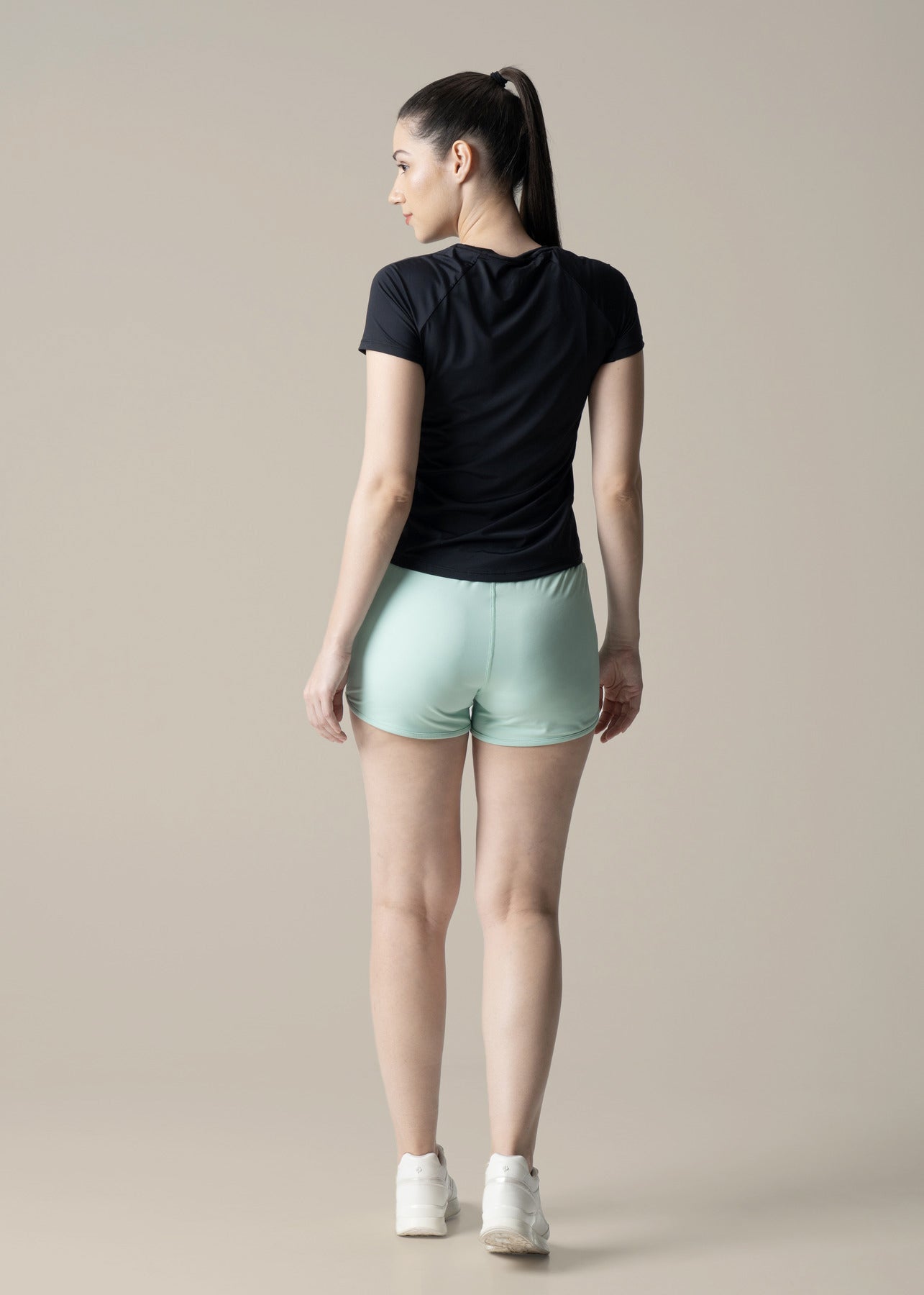 StrchFlex Fitted Shorts - Mint Green