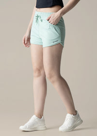 StrchFlex Fitted Shorts - Mint Green - 1