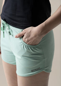 StrchFlex Fitted Shorts - Mint Green - 4