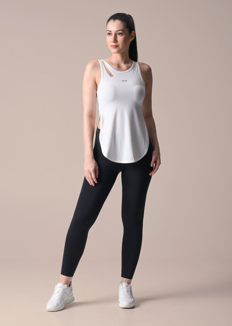 Women Flexible Fit Top - White