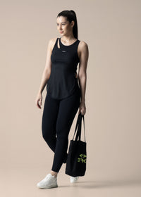 Women Flexible Fit Top - Black - 4