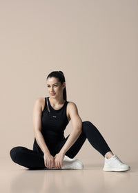 Women Flexible Fit Top - Black - 2
