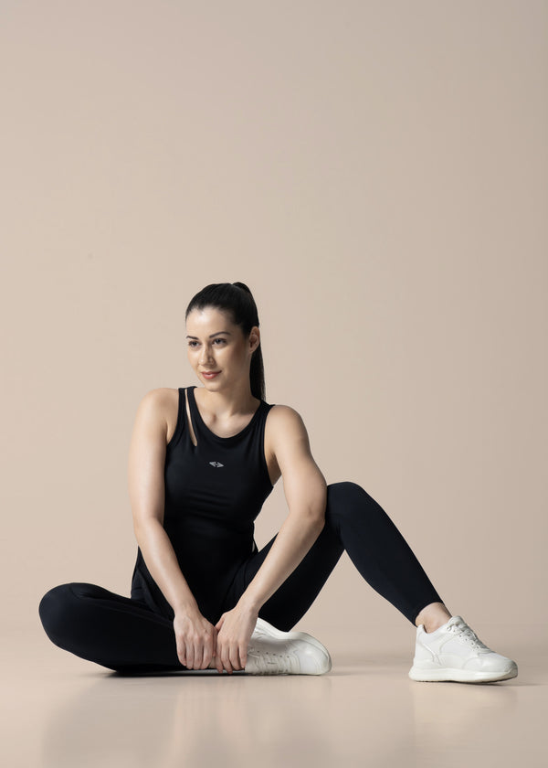 Women Flexible Fit Top - Black - 2