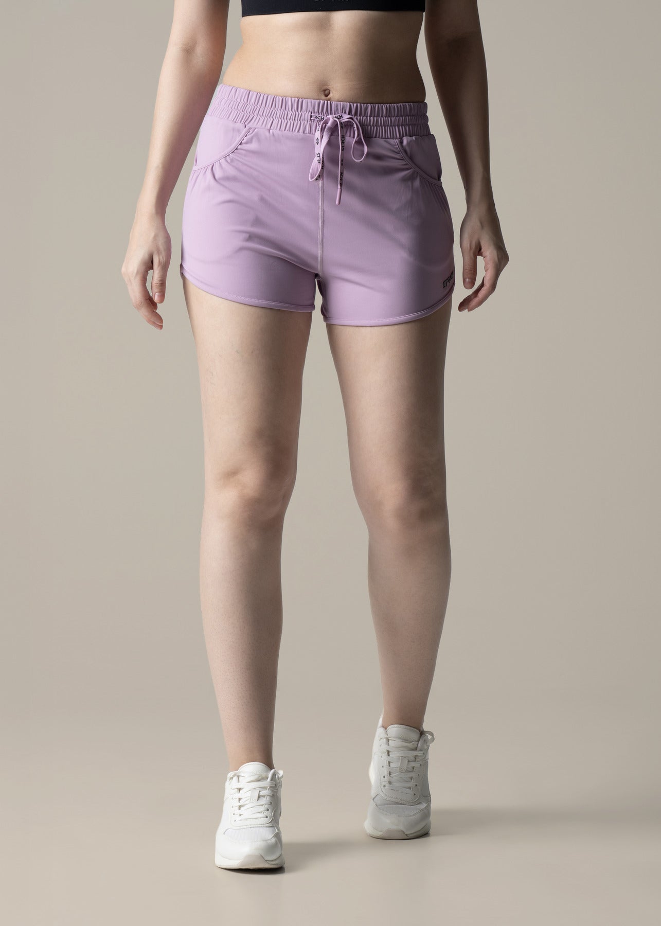 StrchFlex Fitted Shorts - Lavendar