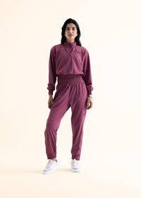 Play Core Snap Botton Track Pants - Hawthorn Rose - 1