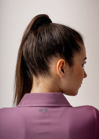 Women Sporty Textured Polo Top - Blush Pink - 6