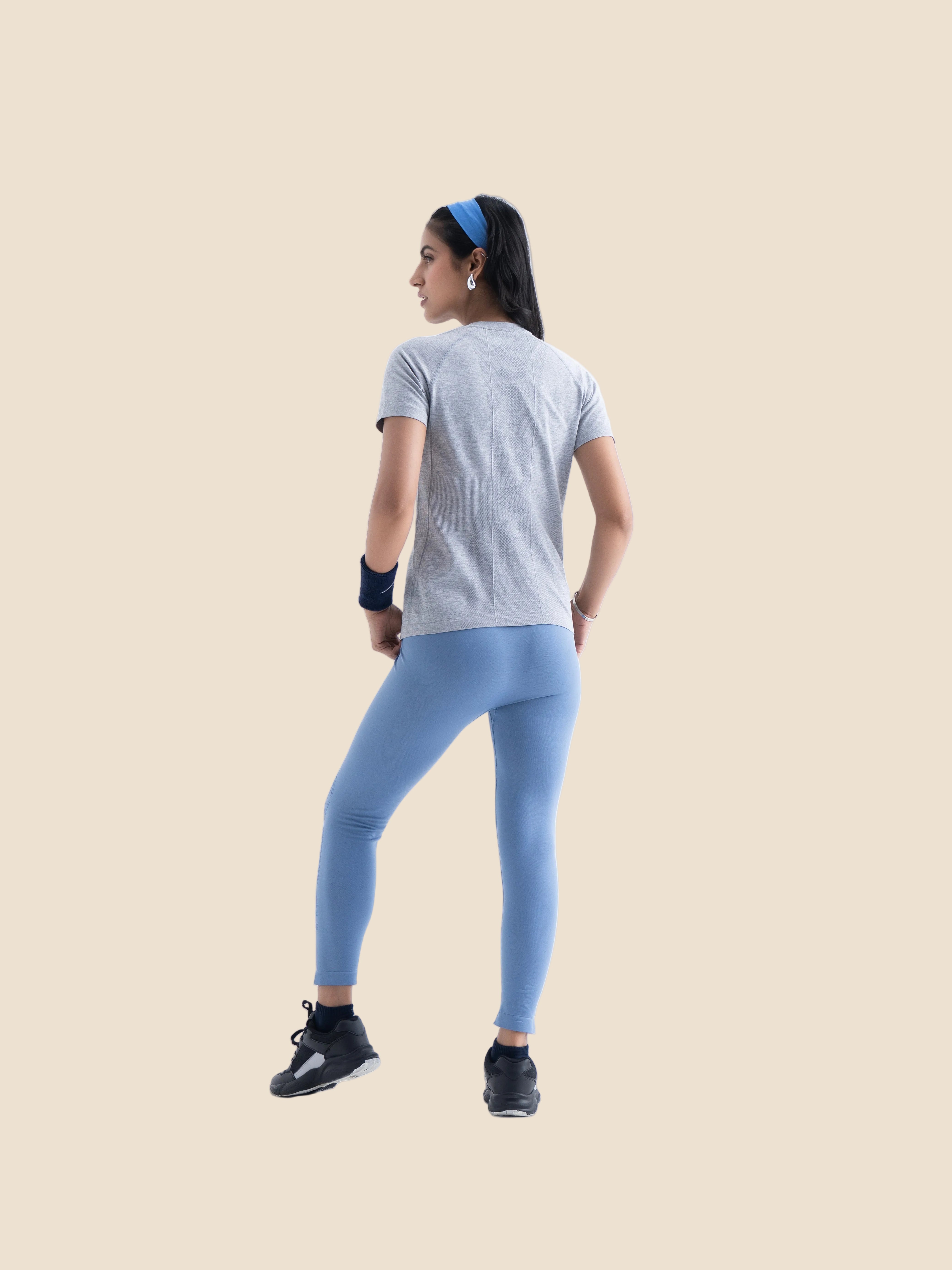 Seamless workout Regular Tee - Ultimate Grey - 5