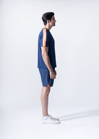 Men Active Gym Tee Navy Blue - 3