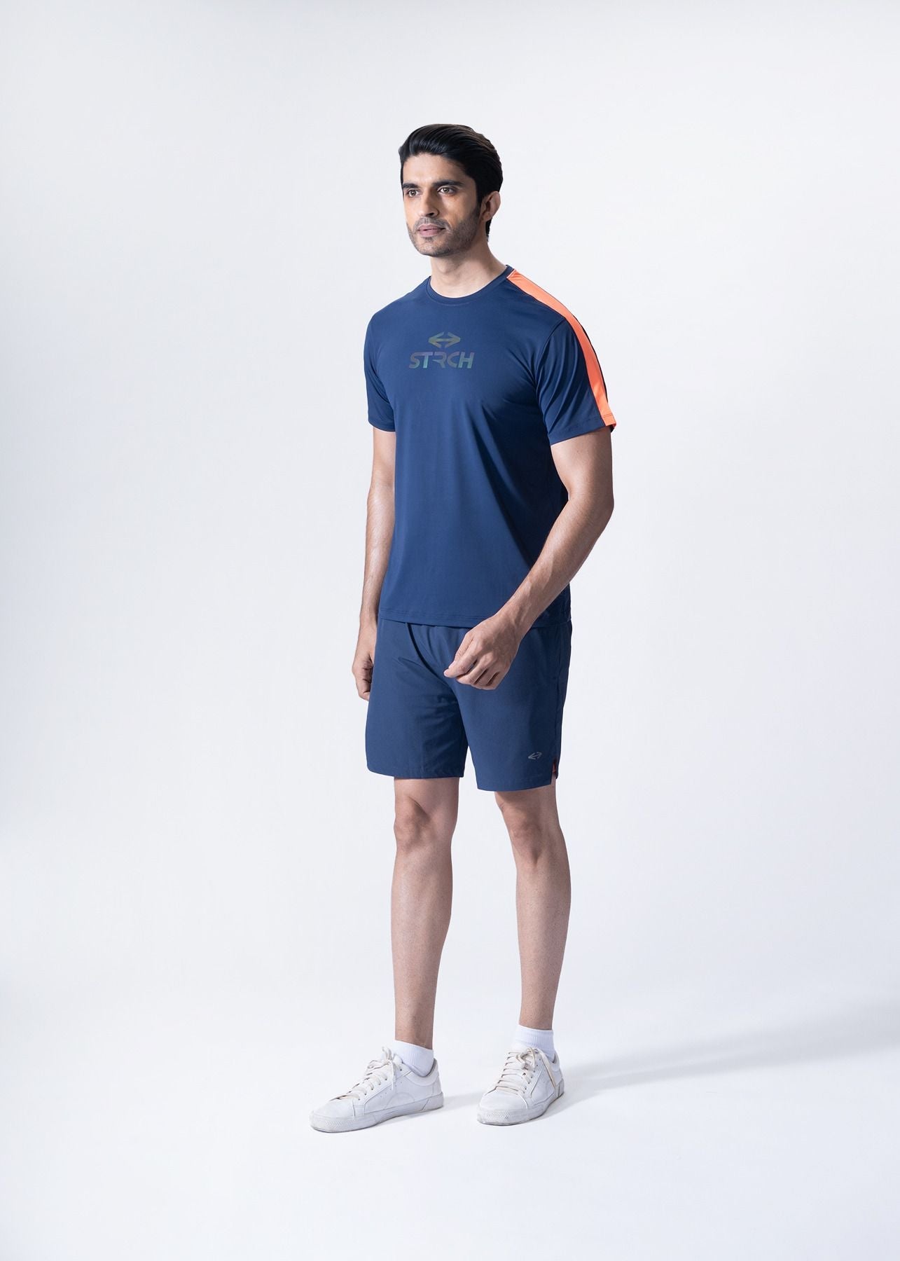 Men Active Gym Tee Navy Blue - 5