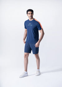 Men Active Gym Tee Navy Blue - 6
