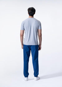 Men Athletic Active Joggers Navy Blue - 3