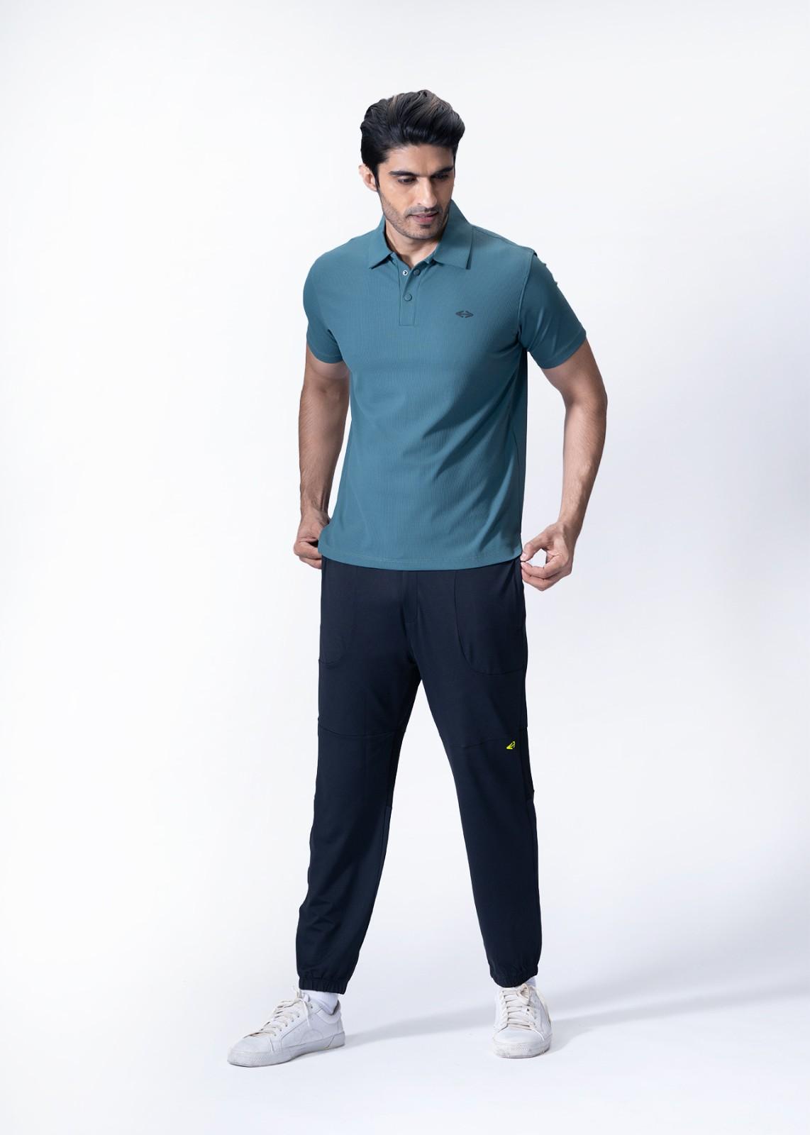 Men Air Light Track Pants Navy Blue - 3