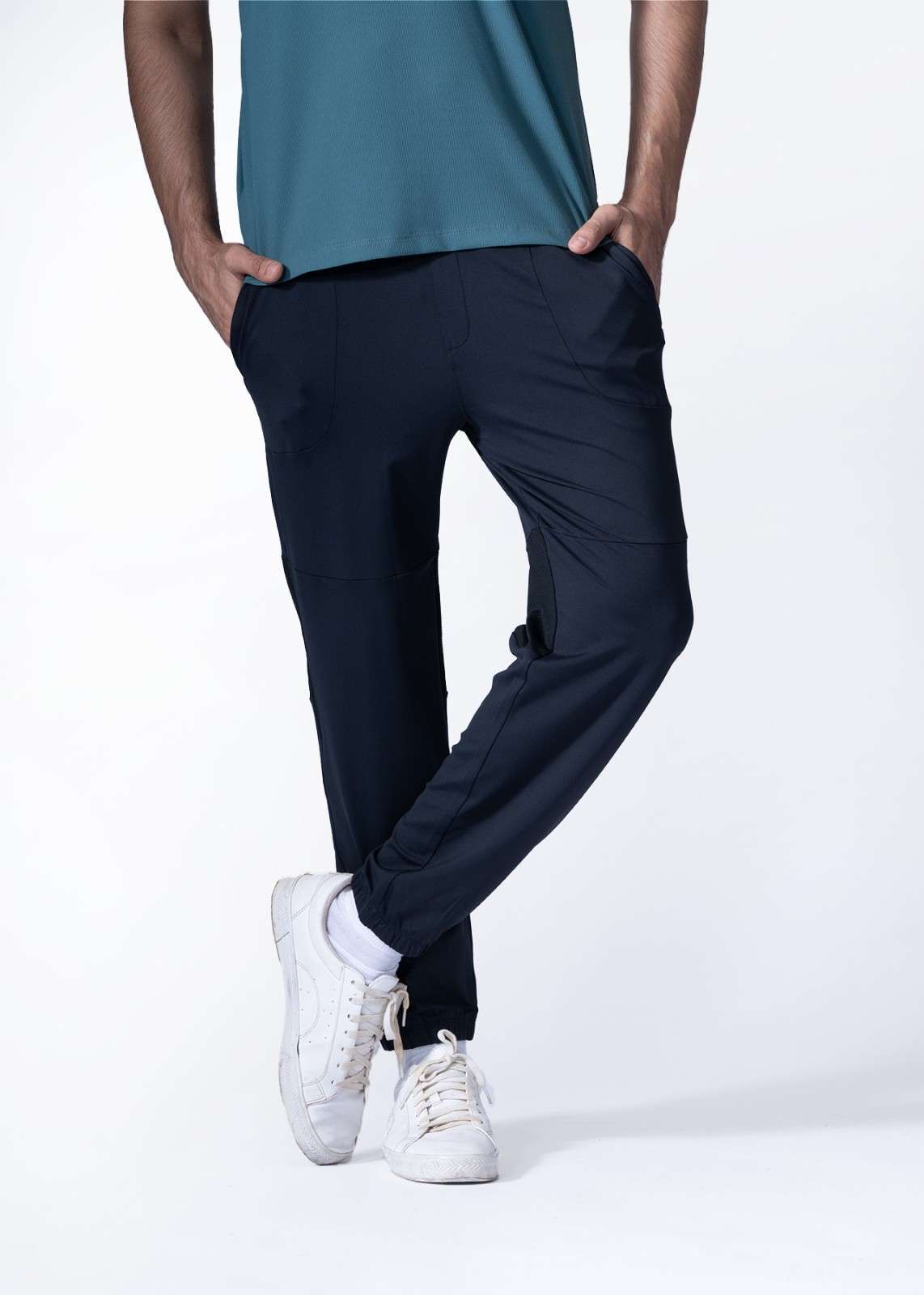 Men Air Light Track Pants Black - 2