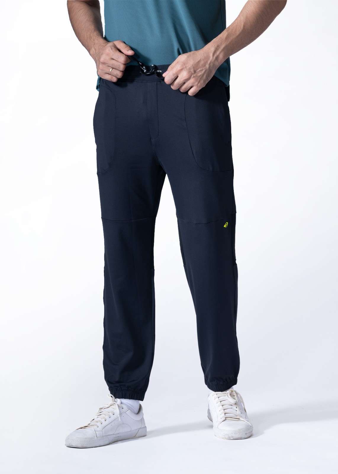 Men Air Light Track Pants Navy Blue - 4