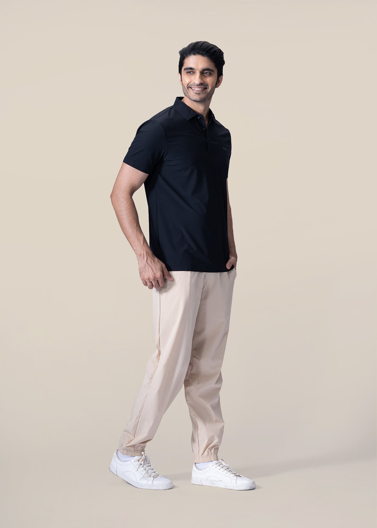 Men Athletic Active Joggers Irish Cream - 1