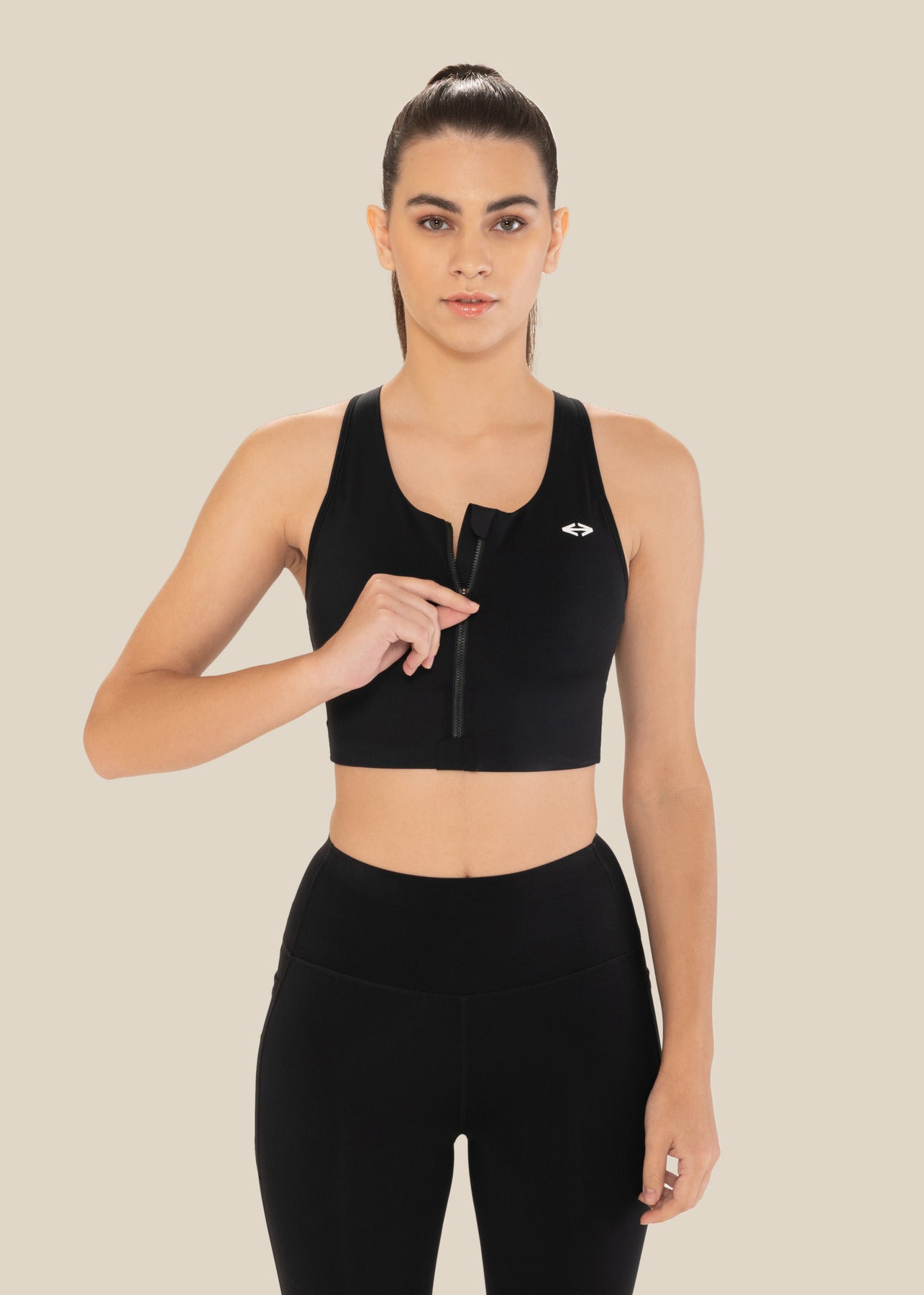 High Impact Sports Bra - Black