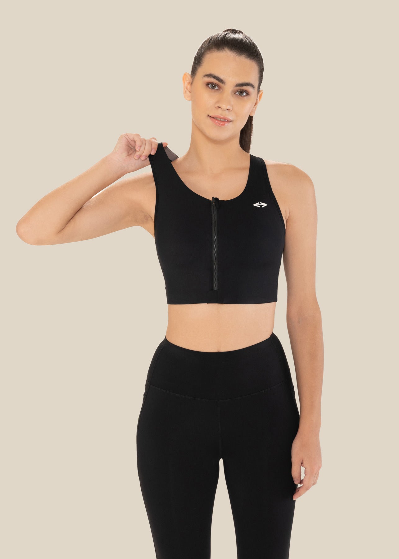 High Impact Sports Bra - Black
