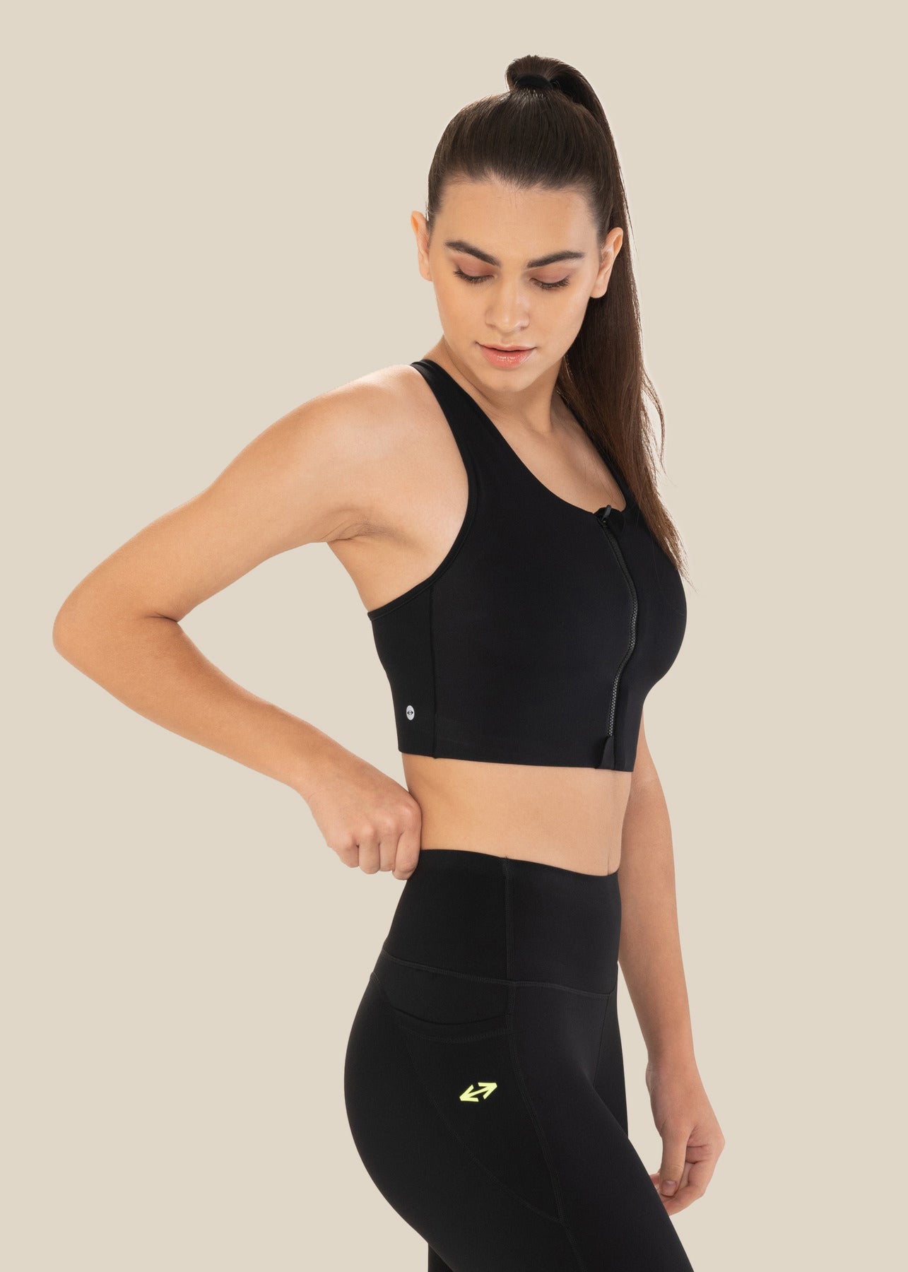 High Impact Sports Bra - Black