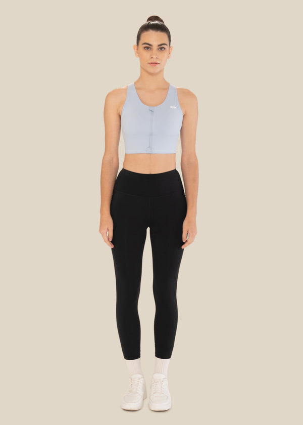 High Impact Sports Bra - Sky Blue - 2