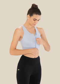 High Impact Sports Bra - Sky Blue - 1