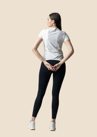 Women Side Tie Crop Top - White - 2