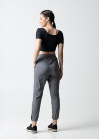 Women Workout Track Pants - Grey - 4