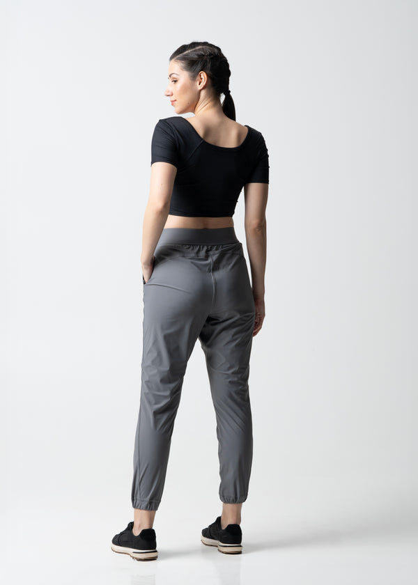 Women Workout Track Pants - Grey - 4