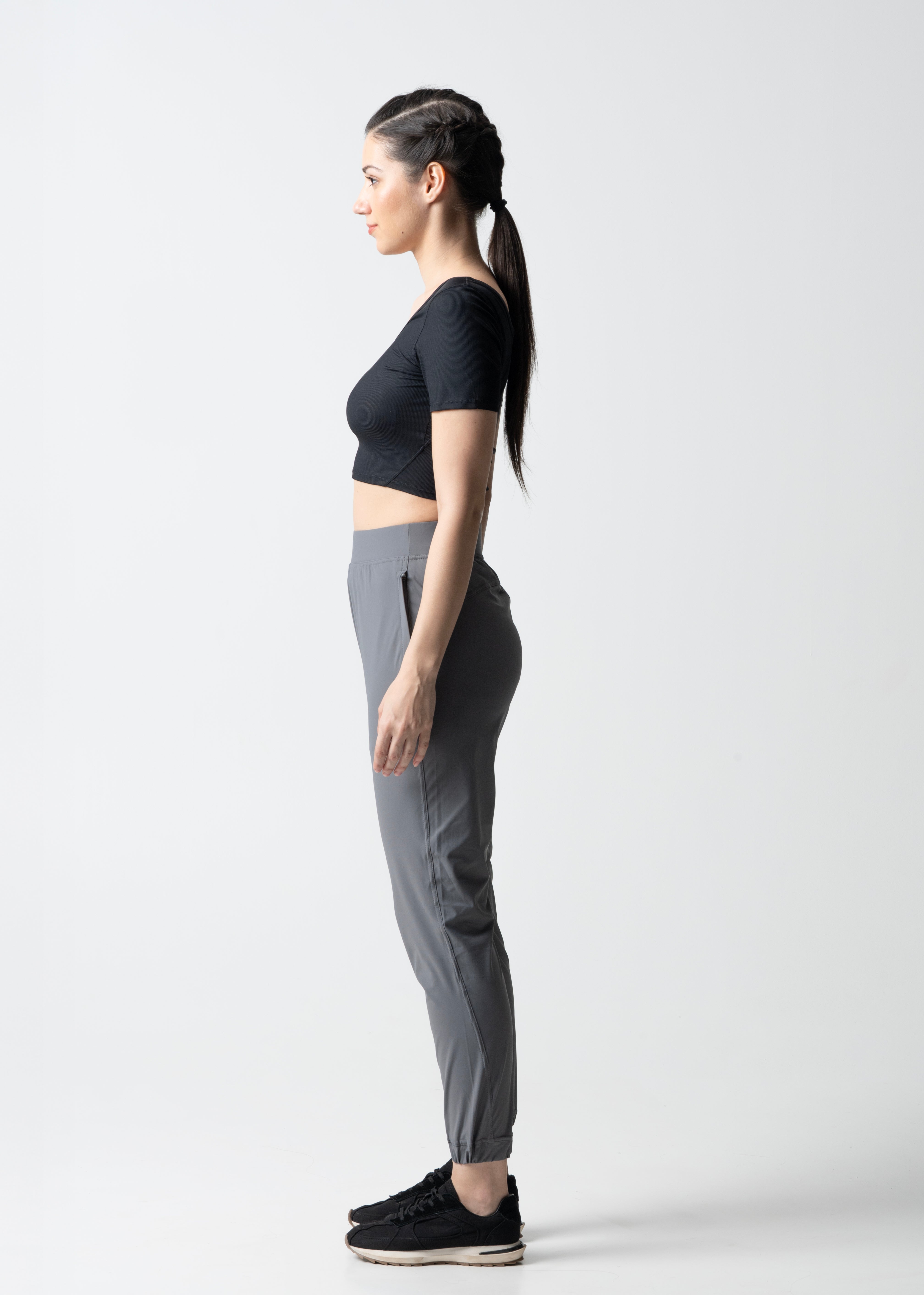Women Workout Track Pants - Grey - 5