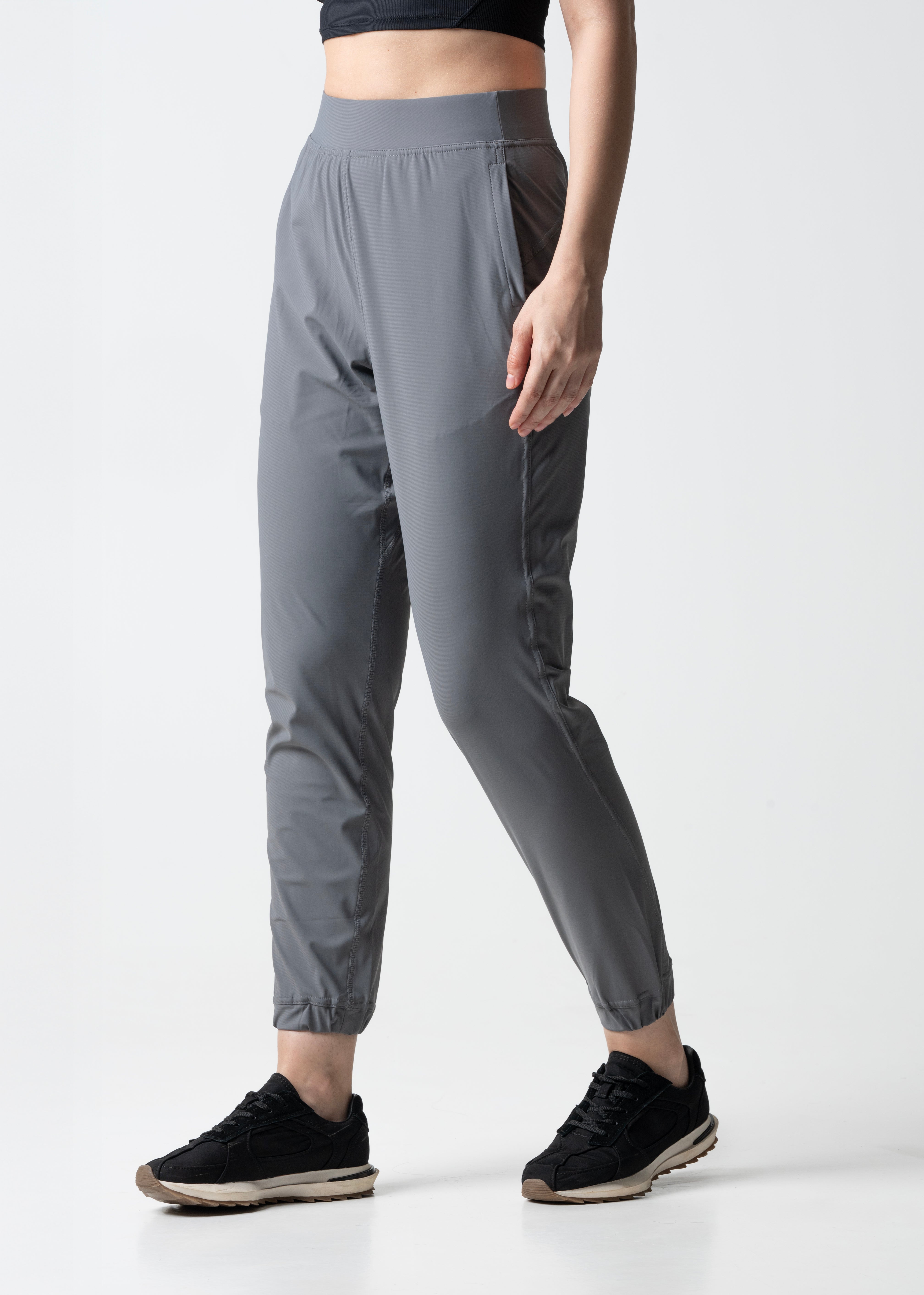 Women Workout Track Pants - Grey - 6