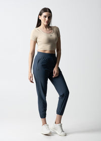 Everyday basic crop top - Beige - 3