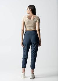 Everyday basic crop top - Beige - 4