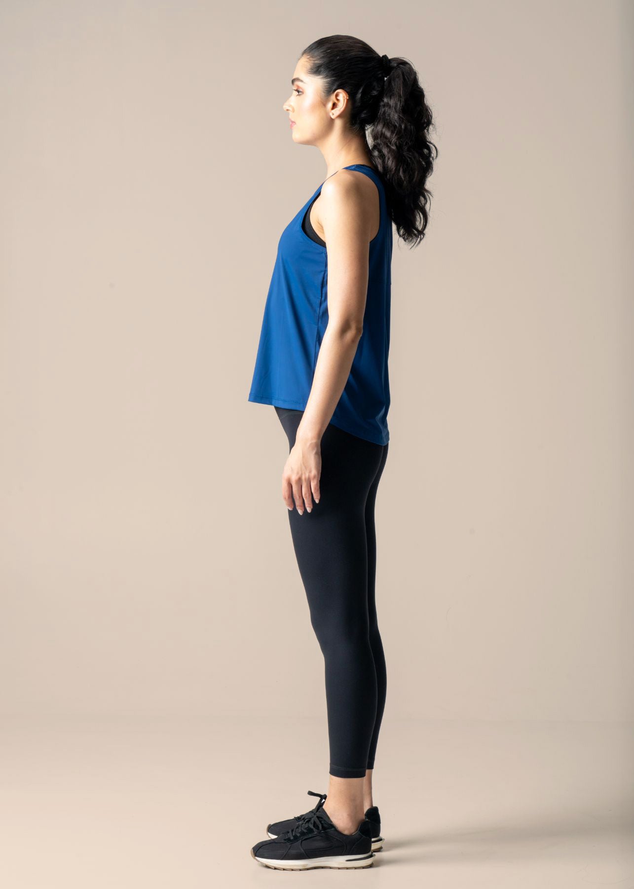 Studio Training Core Tank - Navy Blue - 4