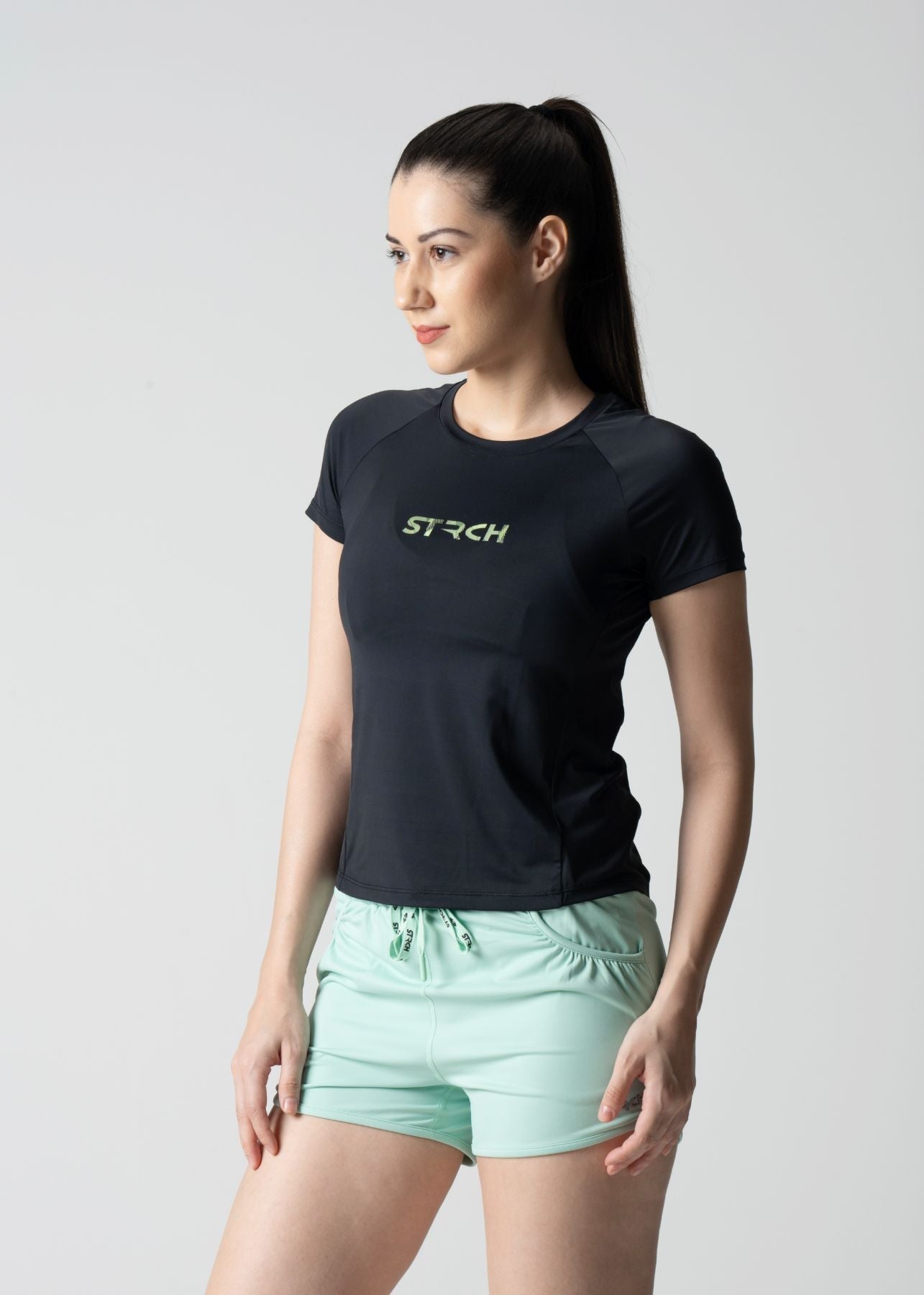 Women Running T Shirt - Black - 4