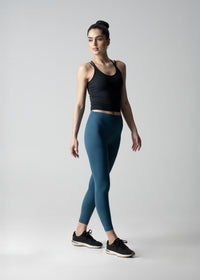 Women Slim Fit Leggings - Indigo Dye - 2
