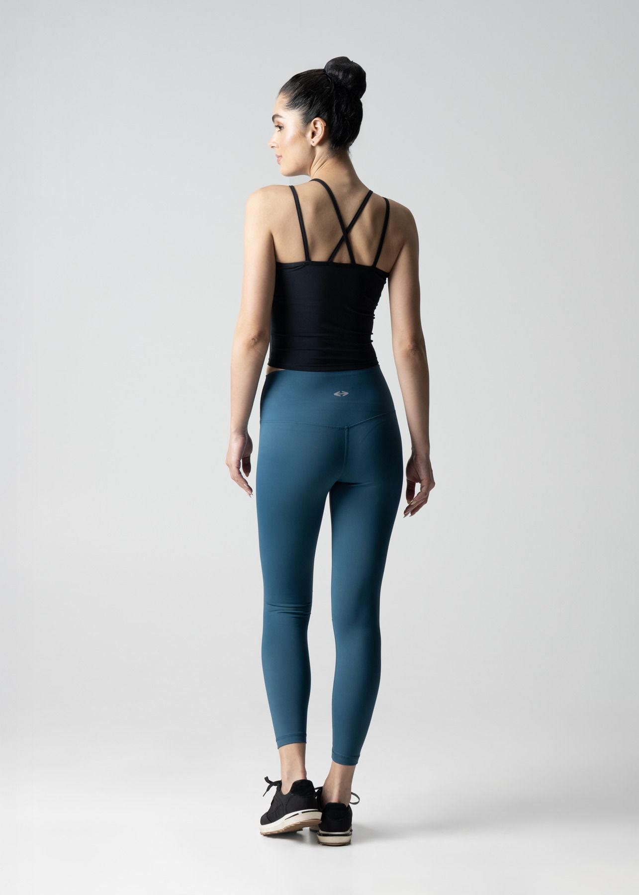 Women Slim Fit Leggings - Indigo Dye - 4