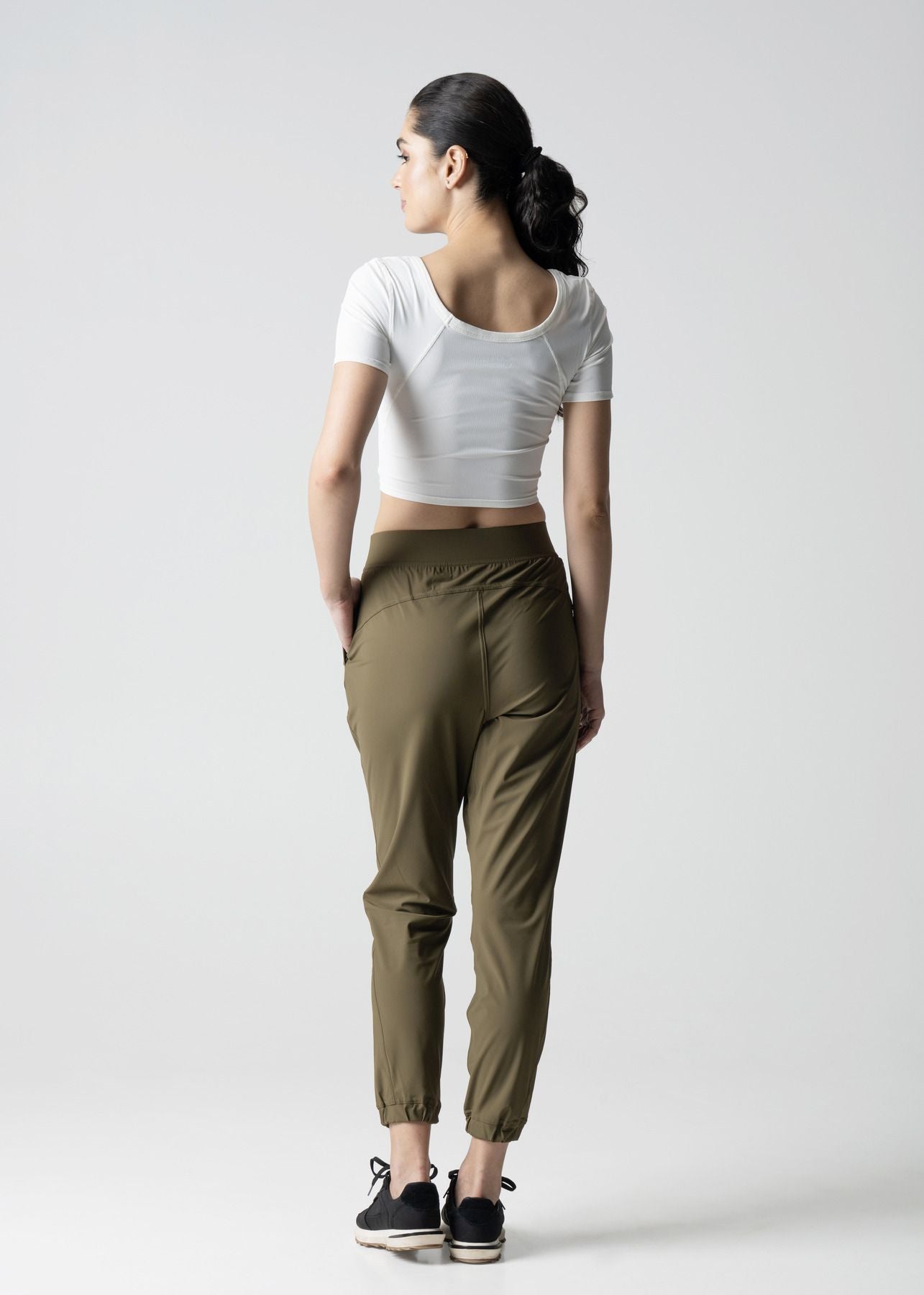 Everyday basic crop top - White - 4