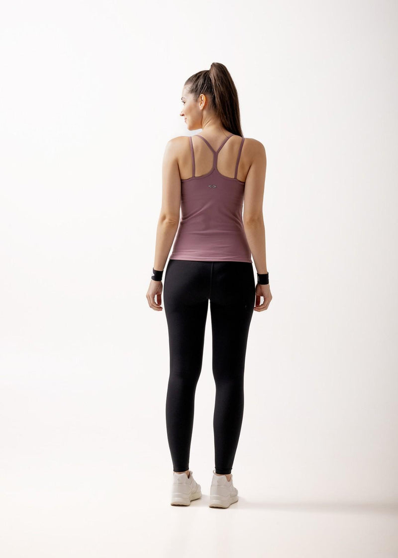 StrchFlex padded Tank top - Dusky Rose