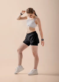 Low Impact medium coverage sports bra - Ice Silver - 1