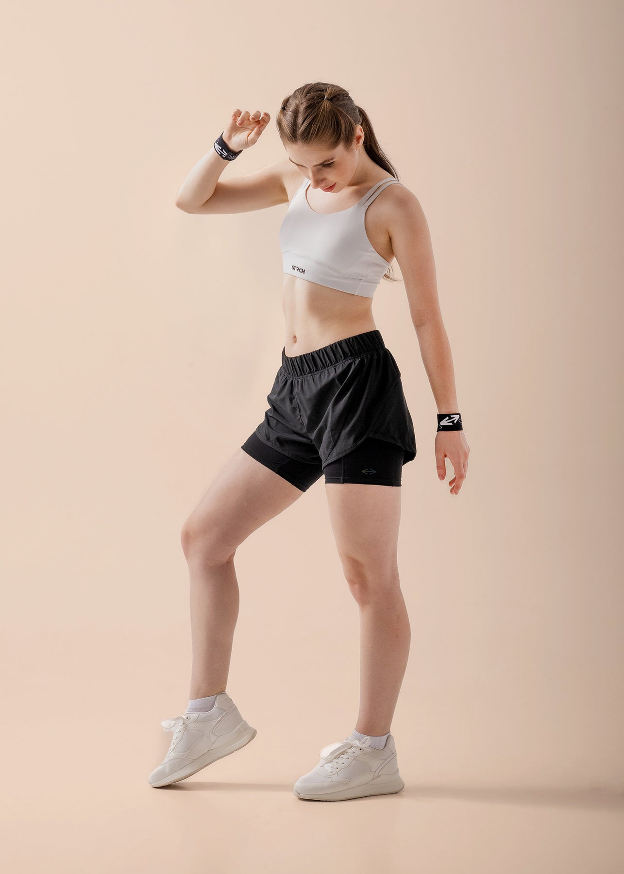 Low Impact medium coverage sports bra - Ice Silver - 1