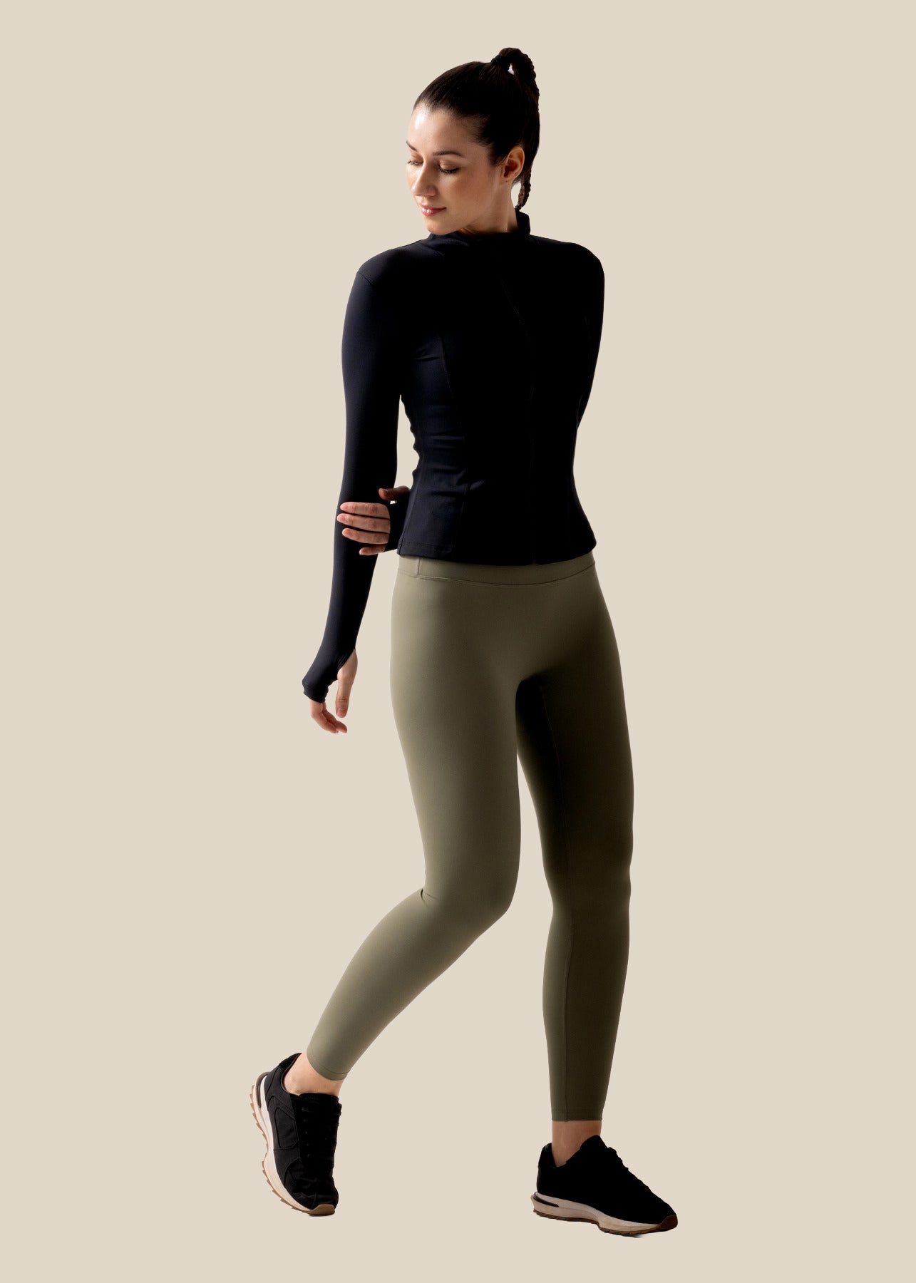 StrchFlex Sculpted Jacket - Black