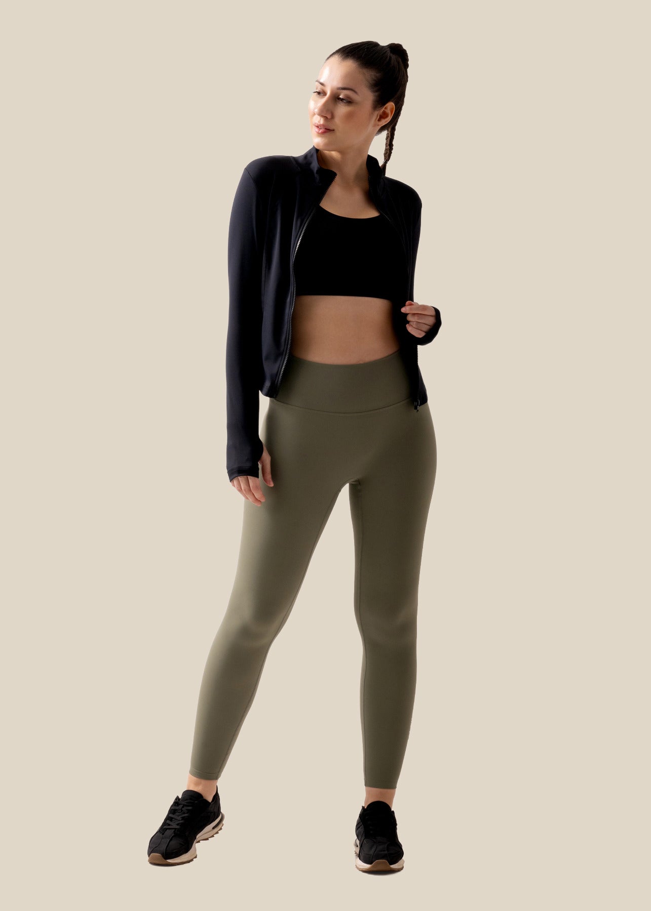 StrchFlex Sculpted Jacket - Black