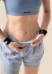 StrchFlex Running shorts - Sky Blue - 4